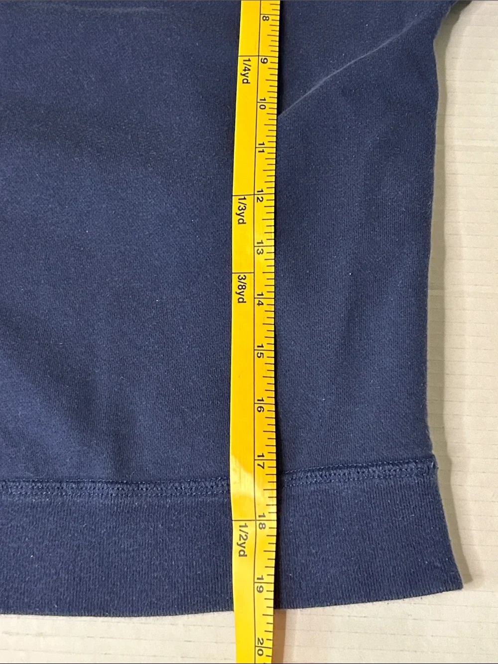GAP Navy Sweatshirt with Yellow Chest Logo - Kids